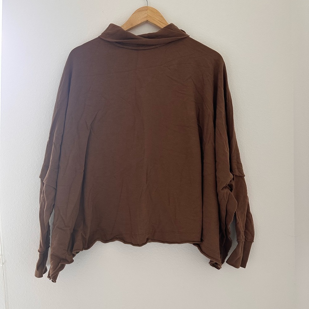 Brown Women's cotton sweatshirt (Tennis)